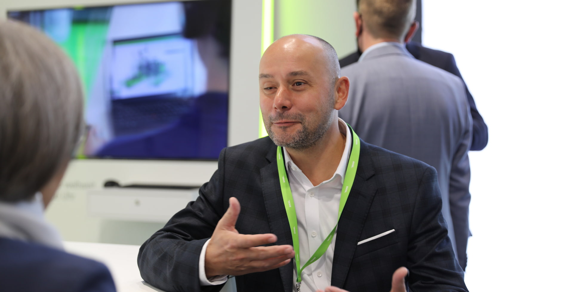 Picture shows Head of Digital Solutions at ENGEL Hannes Zach in interview